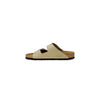 Birkenstock Beige Synthetik-Hausschuhe