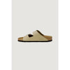 Birkenstock Beige Synthetik-Hausschuhe