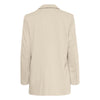 ICHI Beige Recycled Polyester Blazer