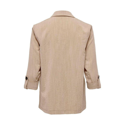 Nur beige Viskoseblazer