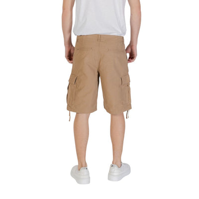 Jack Jones Beige Cotton Bermuda Shorts