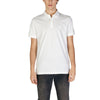Hugo Boss White Cotton Polo Shirt