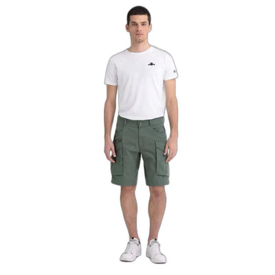 Grüne Bermuda-Shorts aus Baumwolle von Replay