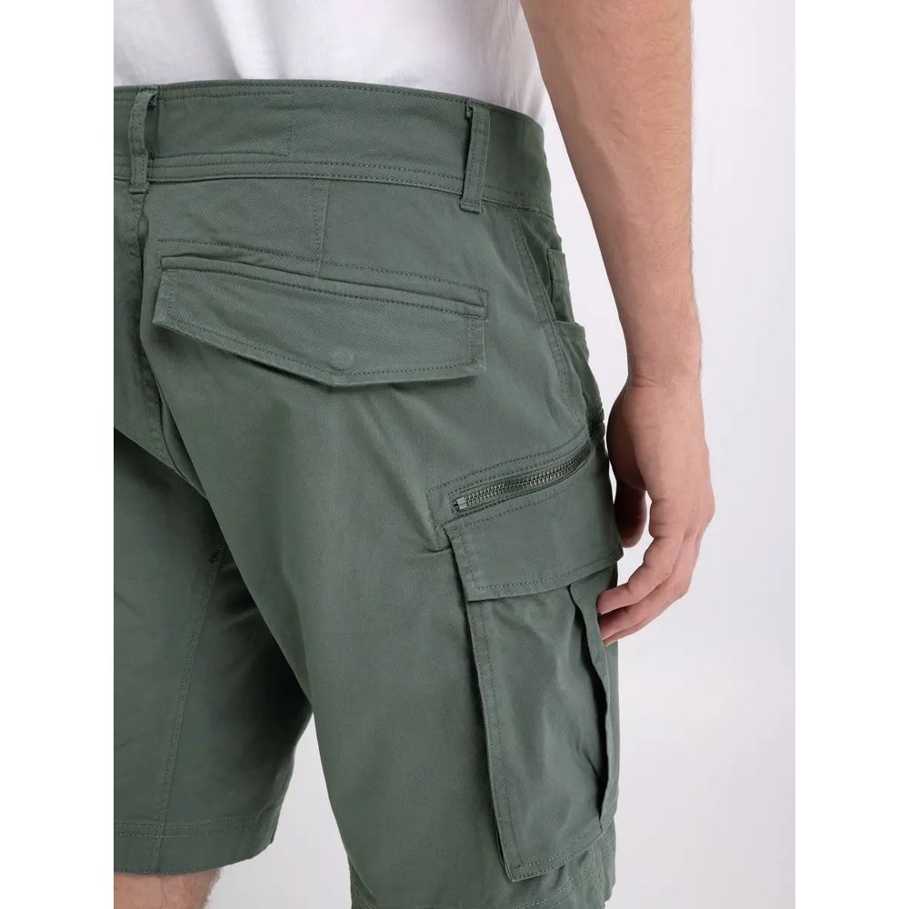 Grüne Bermuda-Shorts aus Baumwolle von Replay