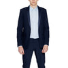Antony Morato Blue Polyester Blazer