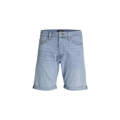 Jack Jones Light Blue Cotton Bermuda Shorts