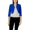 Morgan De Toi Blue Polyester Full-Length Jacket
