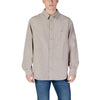 Calvin Klein Jeans Beige Recycled Cotton Shirt