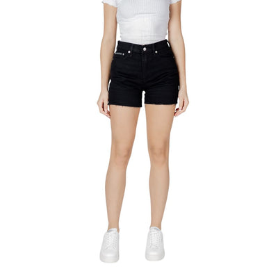 Calvin Klein Jeans Black Cotton Shorts