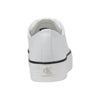 Calvin Klein Jeans Black And White Leather Platform Sneakers