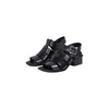 Calvin Klein Jeans Black Polyester Flat Sandals
