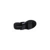 Calvin Klein Jeans Black Leather Flat Sandals