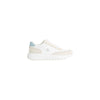 Calvin Klein Jeans Cream Leather Athletic Sneakers