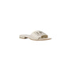 Guess Cream Leather Sandals