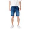 Antony Morato Blue Cotton Bermuda Shorts