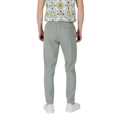 Antony Morato Green Polyester Joggers (Workout Pants)