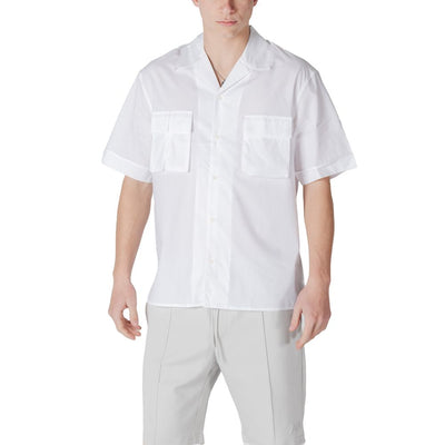 Antony Morato White Lyocell Shortsleeve Shirt