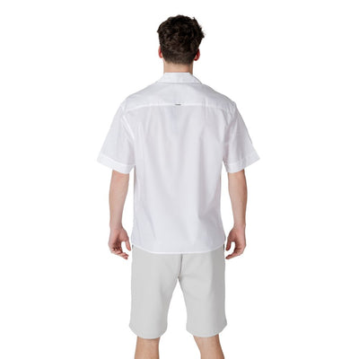 Antony Morato White Lyocell Shortsleeve Shirt