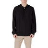 Antony Morato Black Lyocell Shirt