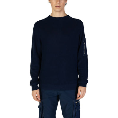 Antony Morato Blue Cotton Sweatshirt