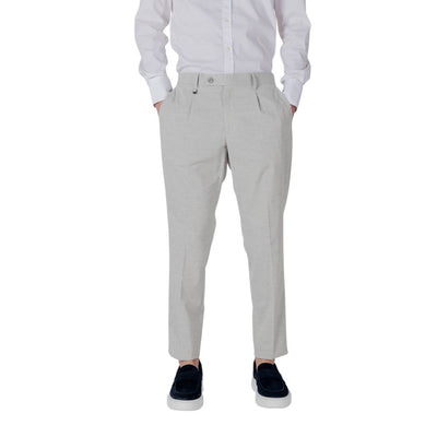 Antony Morato Gray Polyester Dress Pants