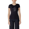Armani Exchange Black Cotton T-Shirt
