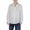 Armani Exchange White Linen Dress Shirt