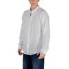 Armani Exchange White Linen Dress Shirt