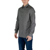 Armani Exchange Black Cotton Pattern Shirt