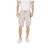 Hugo Boss Beige Polyester Bermuda Shorts