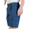 Hugo Boss Blue Cotton Bermuda Shorts