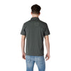 EA7 Emporio Armani Green Cotton Polo Shirt