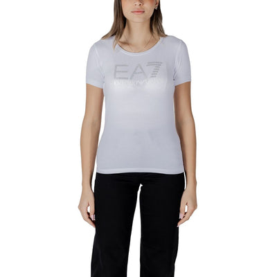 EA7 Emporio Armani White Cotton Sportswear
