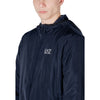 EA7 Emporio Armani Blue Polyester Shell Jacket