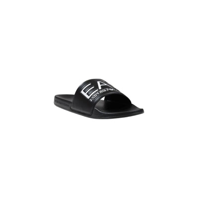 EA7 Emporio Armani Black And White Pvc Slippers