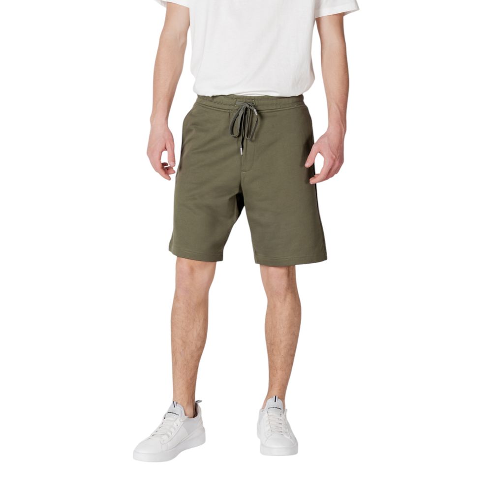 Grüne Bermuda-Shorts aus Baumwolle von Replay