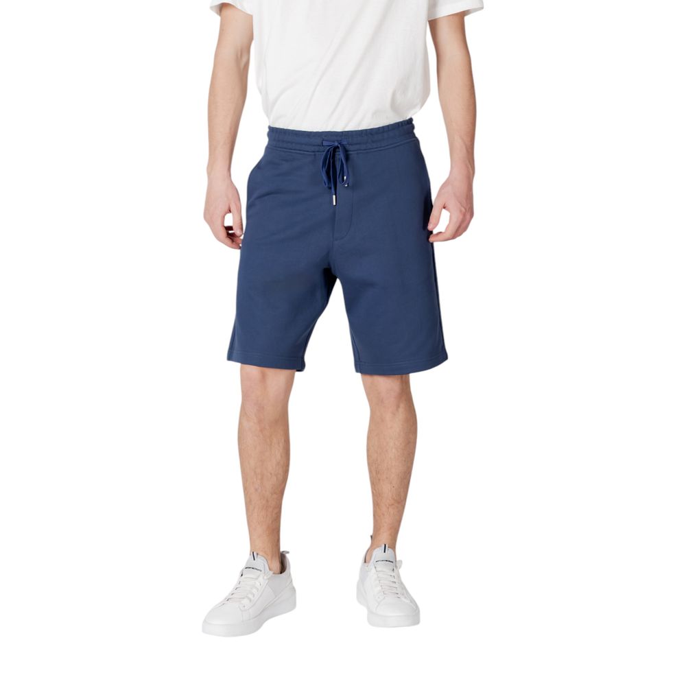 Replay blaue Baumwoll-Bermudashorts