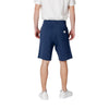 Replay blaue Baumwoll-Bermudashorts