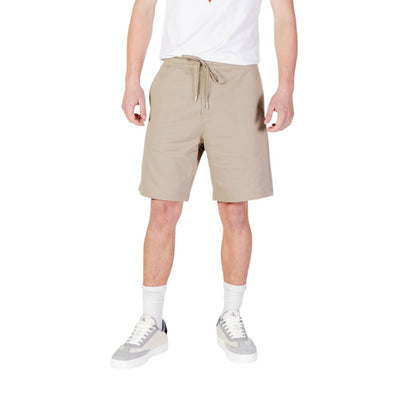 Replay Beige Baumwoll-Bermudashorts