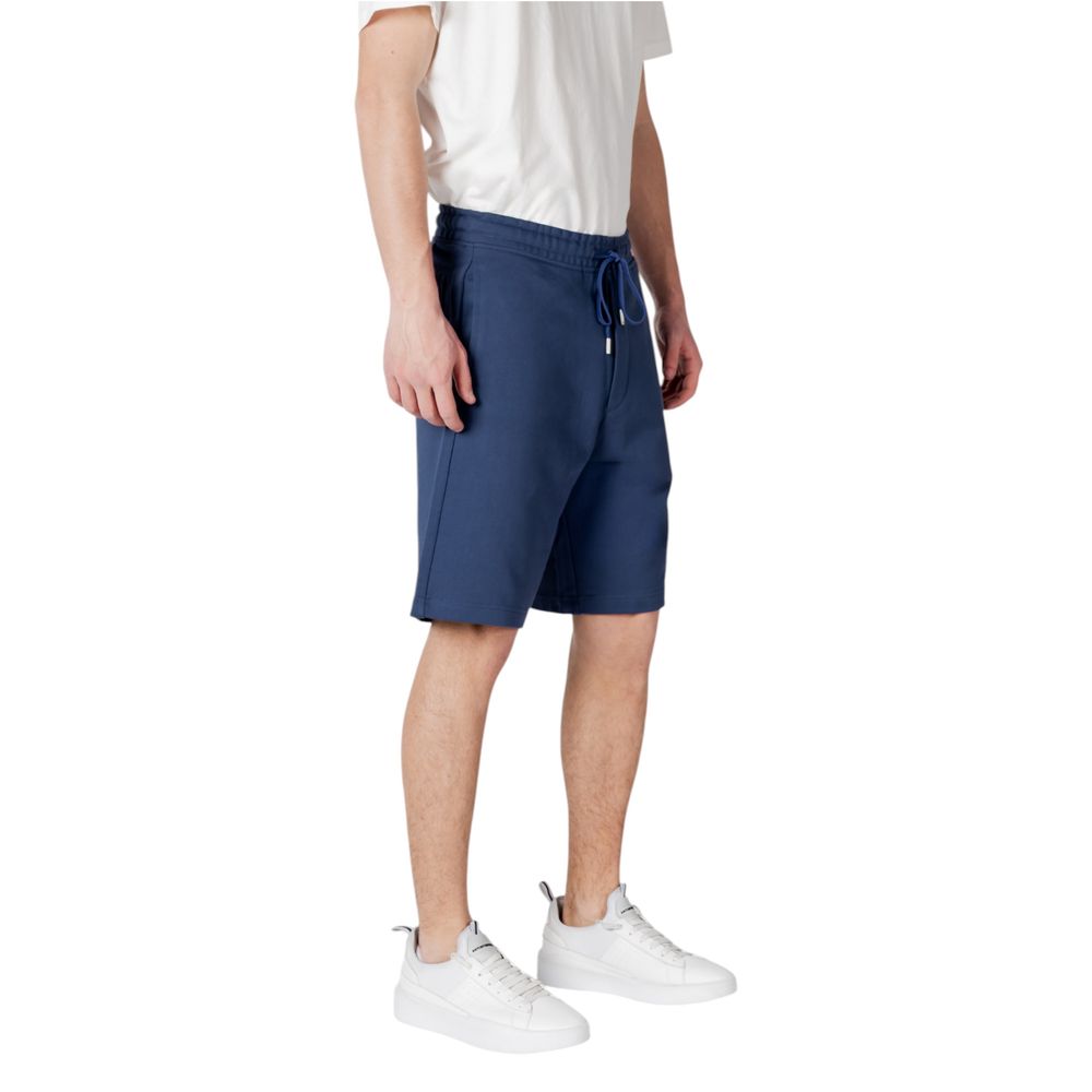 Replay blaue Baumwoll-Bermudashorts