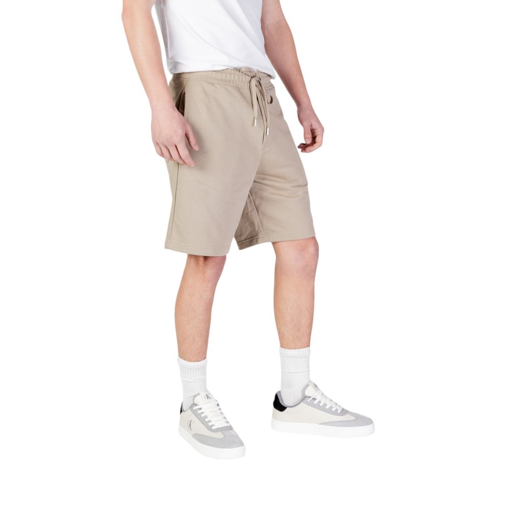 Replay Beige Baumwoll-Bermudashorts