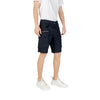 Replay blaue Baumwoll-Bermudashorts