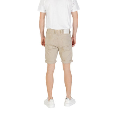 Grüne Bermuda-Shorts aus Baumwolle von Replay