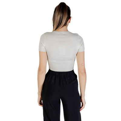 Jacqueline De Yong White Viscose Sweater