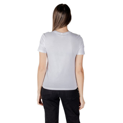 Only White Organic Cotton Long Sleeve T-Shirt