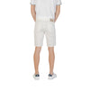 Jeckerson White Cotton Bermuda Shorts