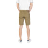 Jeckerson Green Cotton Bermuda Shorts