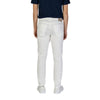Jeckerson White Cotton Skinny Pants