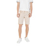 Jeckerson Beige Cotton Bermuda Shorts