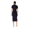 Morgan De Toi Blue Viscose Long Dress
